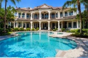 Pool heat pump installed beside a South Florida home — Residential Pool Heaters in Ocean Ridge