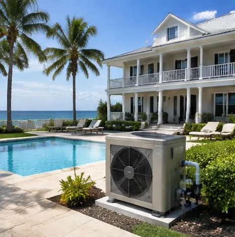 Residential pool heating equipment
