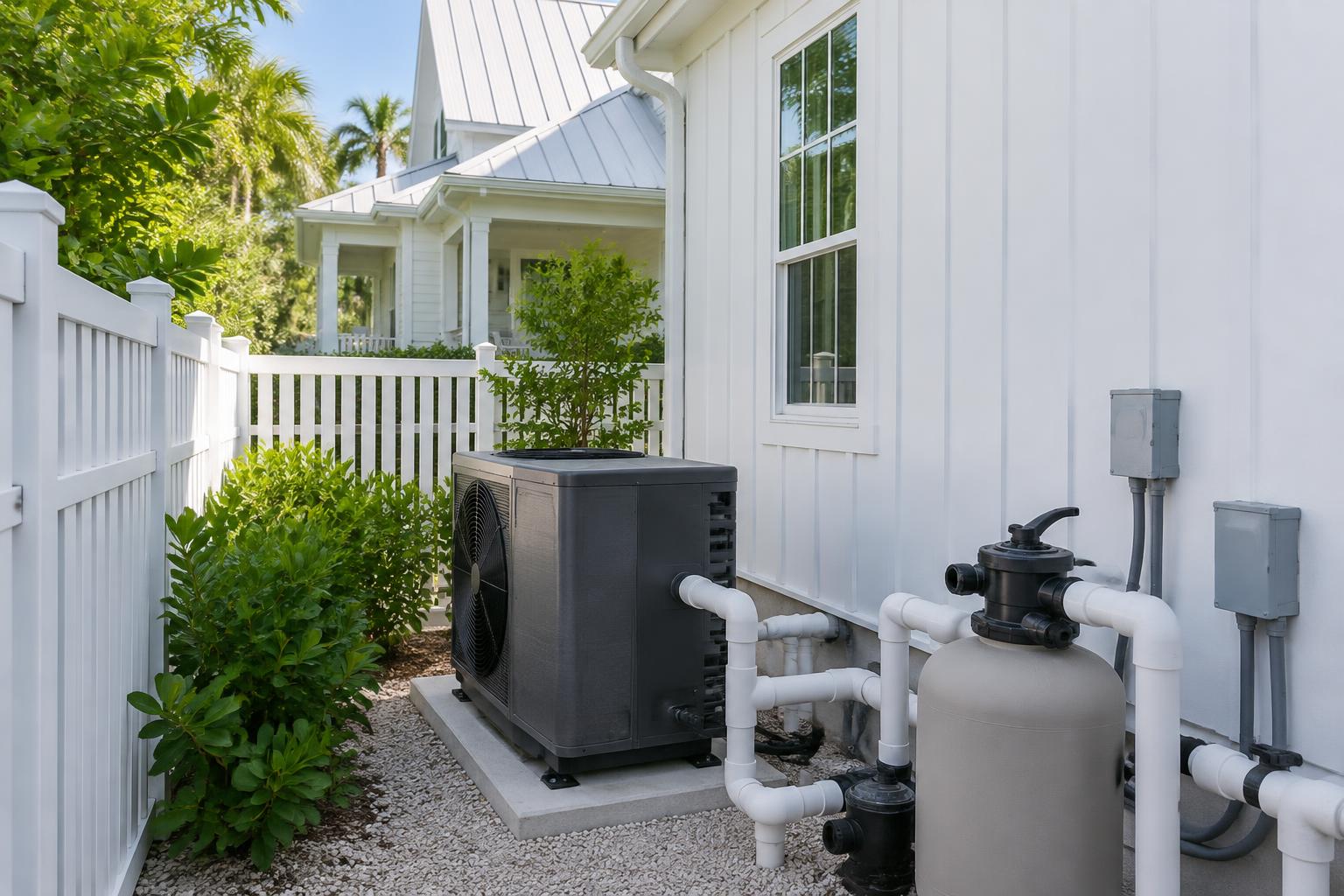 Pool heater replacement at a coastal Ocean Ridge home